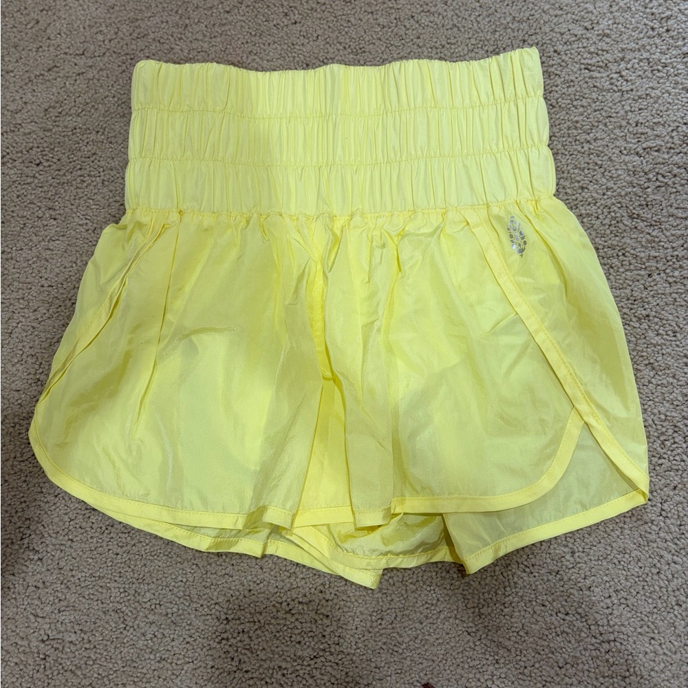 FP Movement by Free People Yellow Athletic Shorts